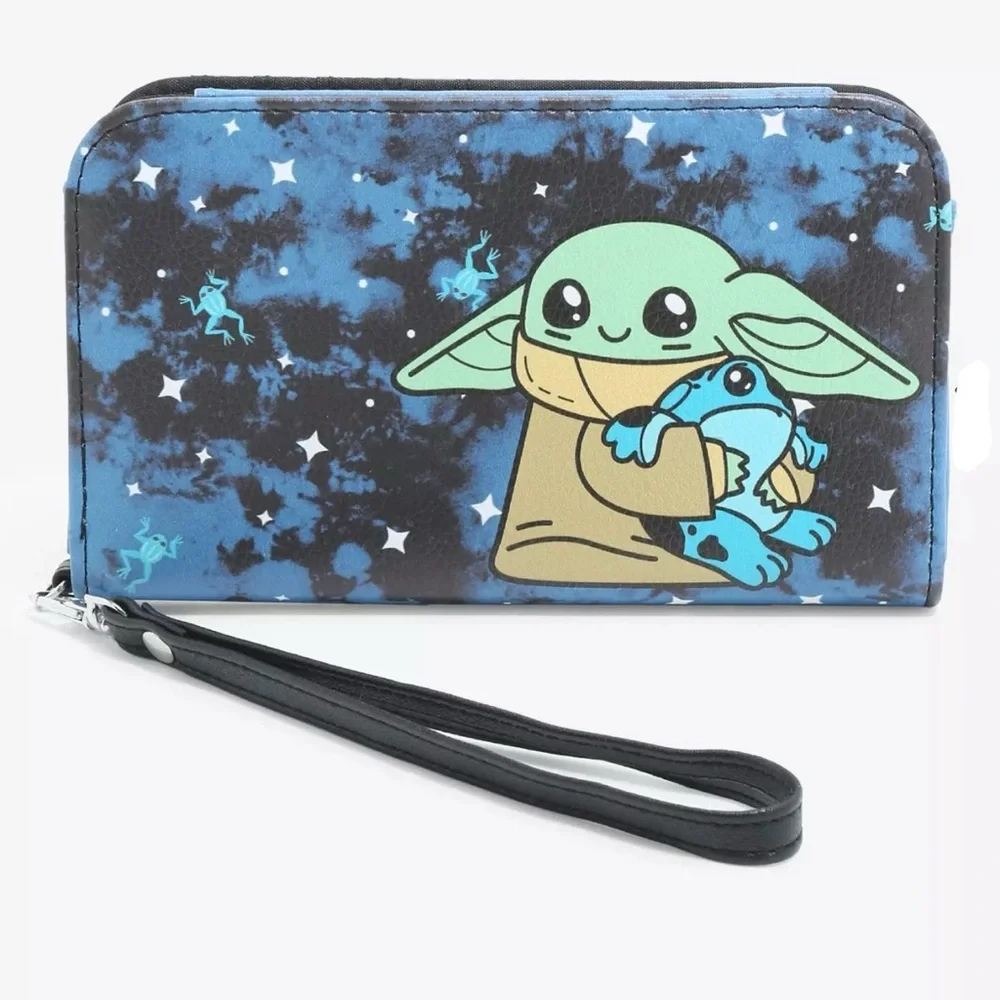 STAR WARS wallet TECH wristlet GROGU the Mandalorian baby yoga iPhone case phone